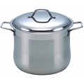 Oală inox cu capac inox Grunberg GR3132 19.5L
