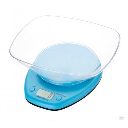 Cântar de bucătărie digital  J2911 Albastru, Victronic