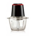 Chopper electric 350 W, 1 l, Vas de sticlă, Negru, Victronic VC889