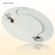 Platou oval opal 175 decor floral