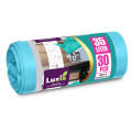 Saci Menajeri turcoaz 35L, 30 bucati Luxia, cu urechi