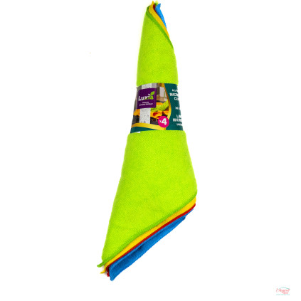 Lavete Microfibra 30x30 cm, 4 buc/set, Luxia