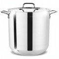 Oală inox cu capac inox Grunberg GR6426 13.4L, 26 cm