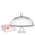 Suport tort cu capac 31 cm din sticla