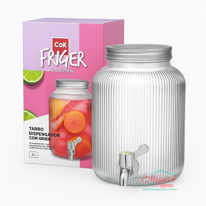 Dispenser suc, limonada, bauturi , 3 L, sticla