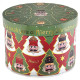 Ceasca Jumbo portelan 450ml decor Craciun, cu farfurie si cutie cadou